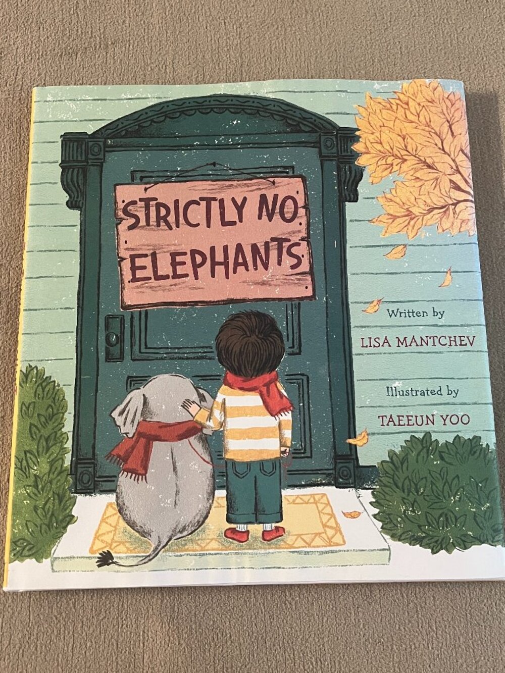 Strictly No Elephants Children's Book by Lisa Mantchev New